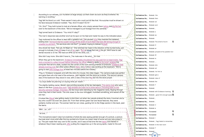be a beta reader for your fanfiction
